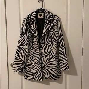 Zebra print jacket